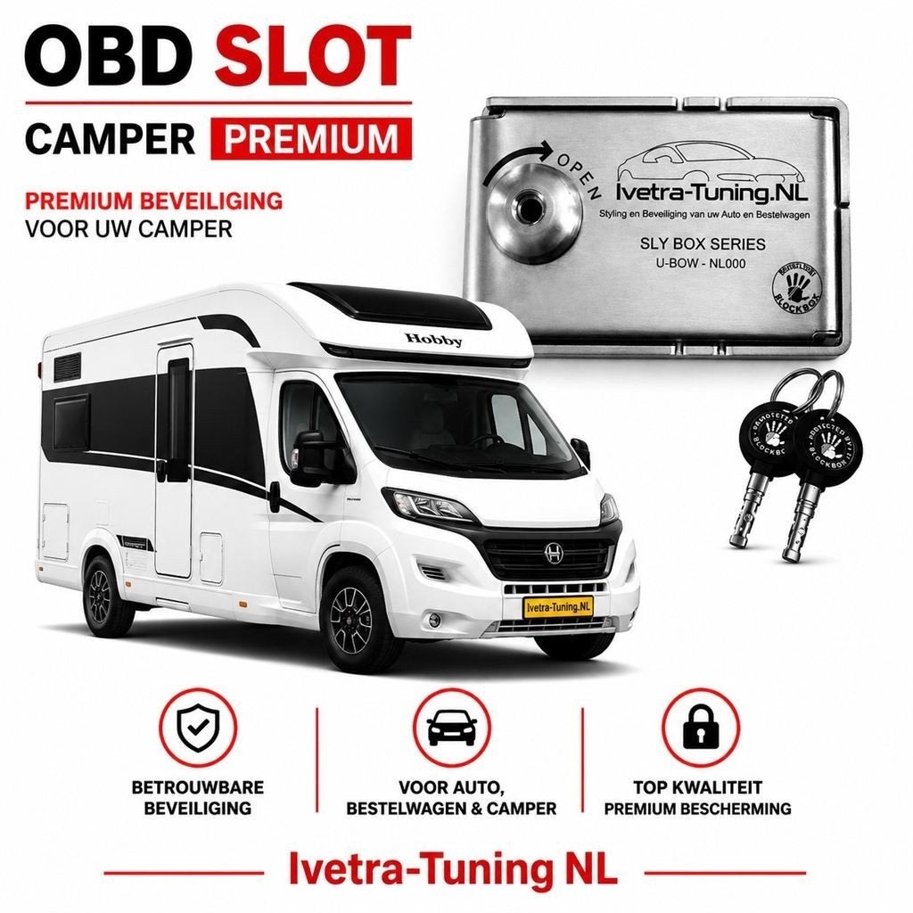 OBD Slot Camper | Beveilig uw Camper, Verzenden, Info@ivetra-tuning.nl | www.ivetra-tuning.nl, Ivetra-Tuning NL, Huissen