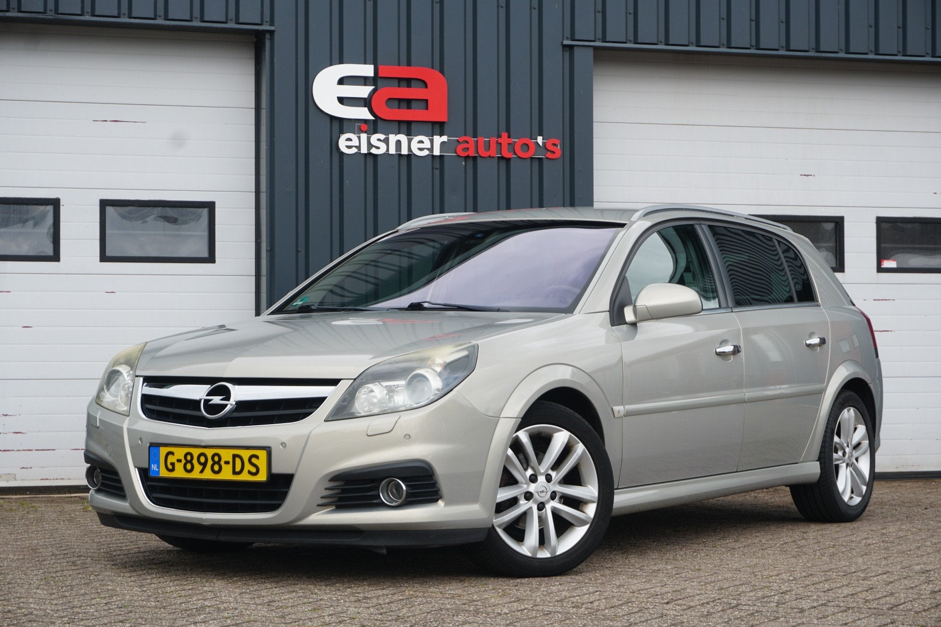 Opel Signum 2.2-16V Executive AUTOMAAT | LEDER | XENON | PDC, Auto's, Gebruikt, Zwart, 4 cilinders, Leder