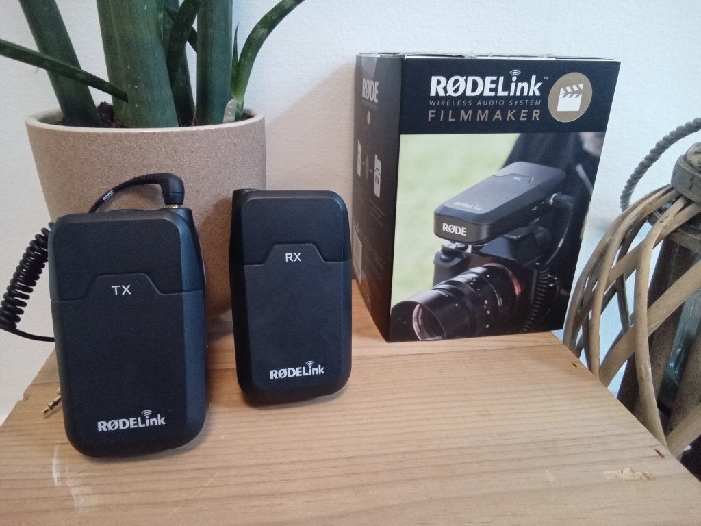 RØDELink Filmmaker Kit TX-BELT + RX-CAM - ZGAN (ex.lav), Telecommunicatie, Zenders en Ontvangers, Ophalen of Verzenden, Zo goed als nieuw
