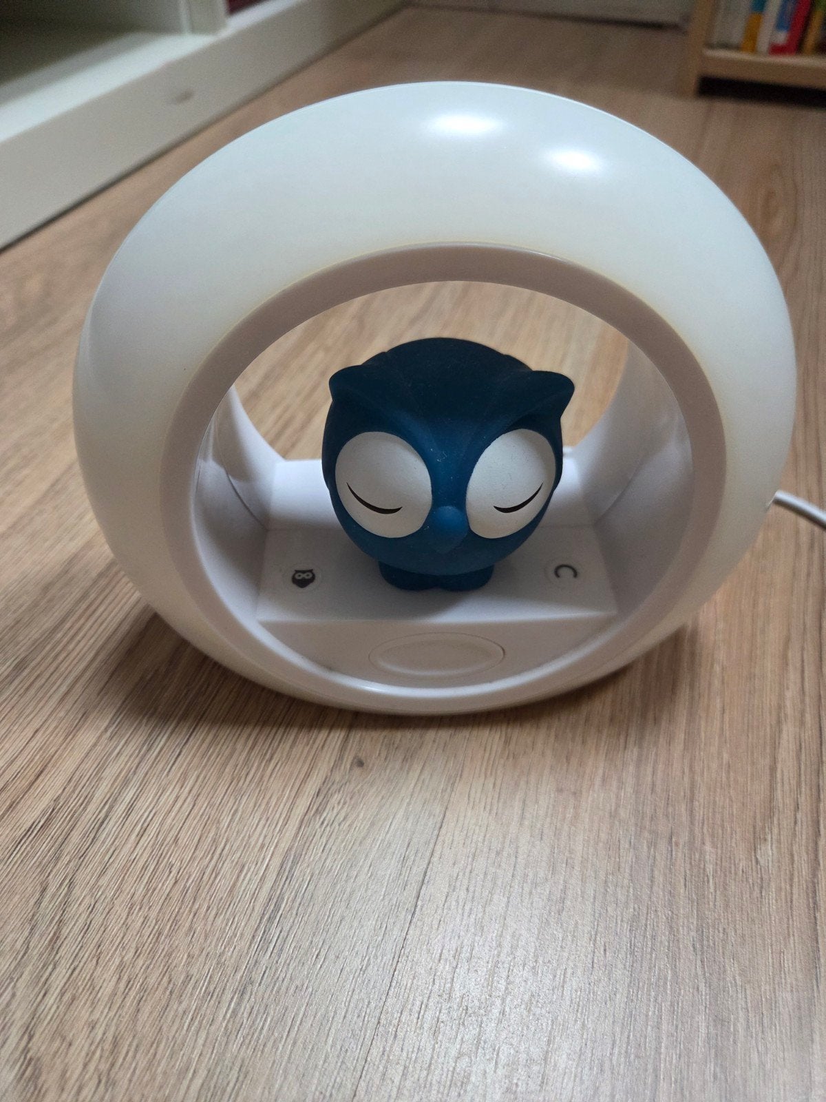 Zazu nachtlampje met uil - Slaaptrainer - Wekker, Kunststof, Ophalen of Verzenden, Zo goed als nieuw, Modern
