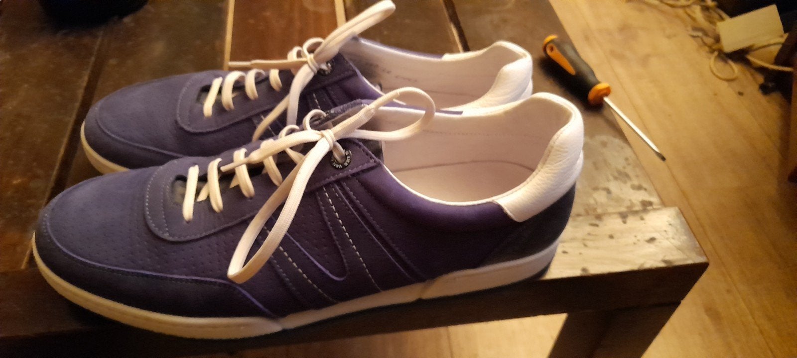 Van Lier sneakers kleur blauw maat 44, Ophalen, Nieuw, Blauw