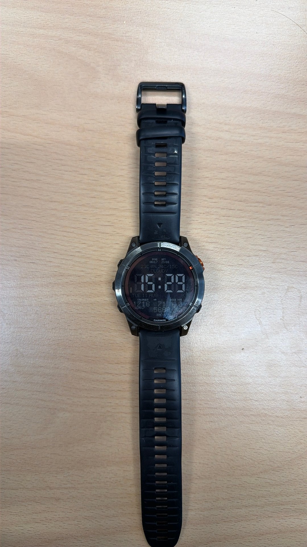 Garmin Fenix 7 Pro Solar, Ophalen, Zwart, Zo goed als nieuw, Waterdicht