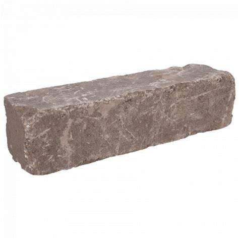 Stapelblokken Linia getrommeld 15x15x60 cm taupe, Ophalen of Verzenden, Nieuw, Beton, Overige typen