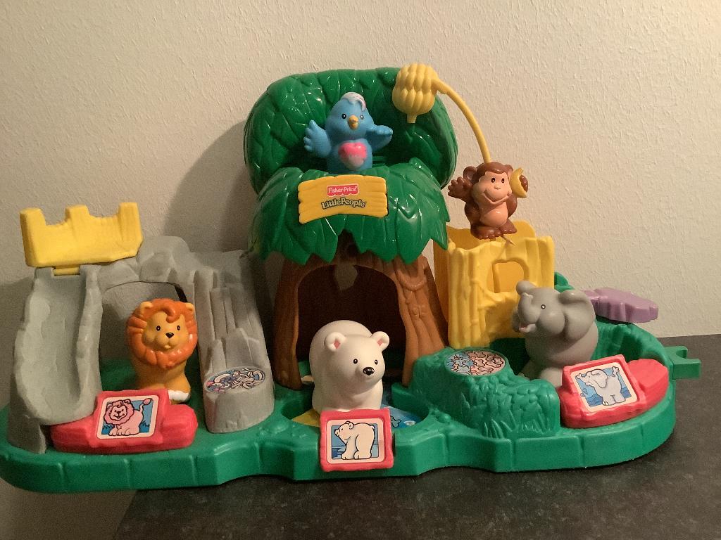 Dierentuin Little people / FP speelgoed, Ophalen of Verzenden, Zo goed als nieuw, Speelset