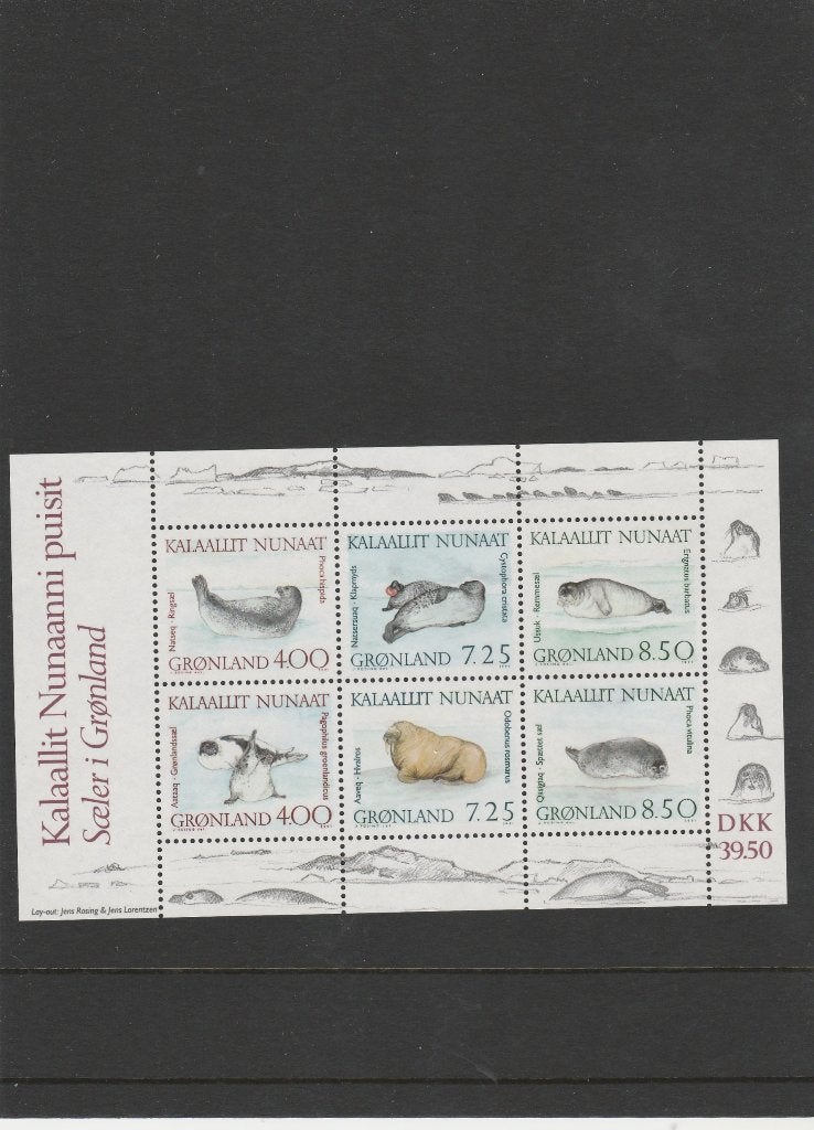 GROENLAND BLOK 3, Verzenden, Denemarken, Postfris