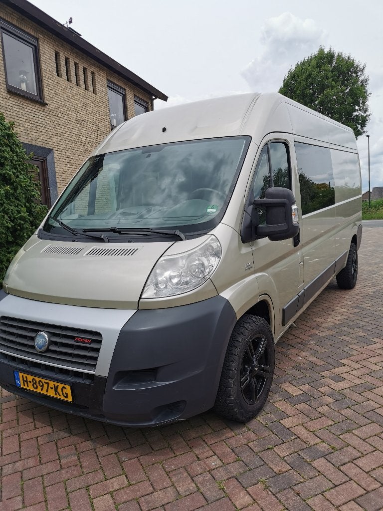 Buscamper Fiat Ducato, interieur nog te bouwen., Caravans en Kamperen, Campers, Raamblindering, Fiat, Tot en met 2, 6 tot 7 meter