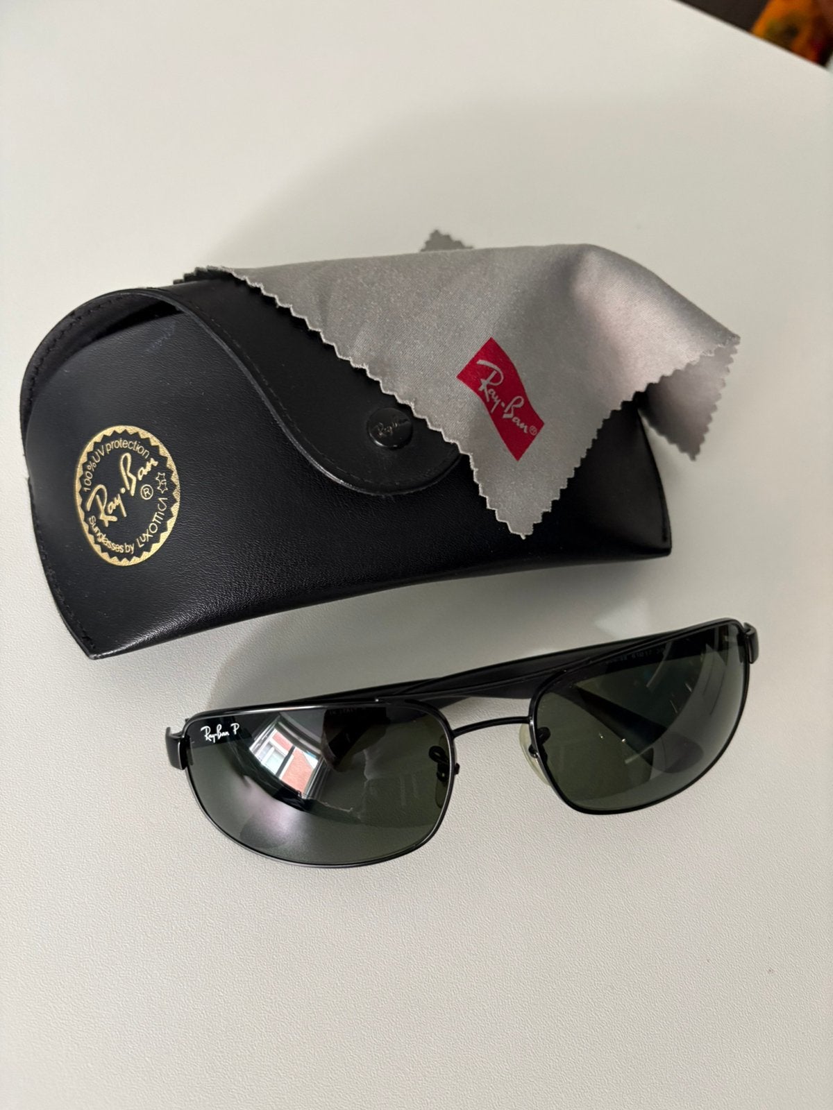 Ray-Ban, zgan, gepolariseerd, krasvrij, Ophalen of Verzenden, Zo goed als nieuw, Groen, Ray-Ban