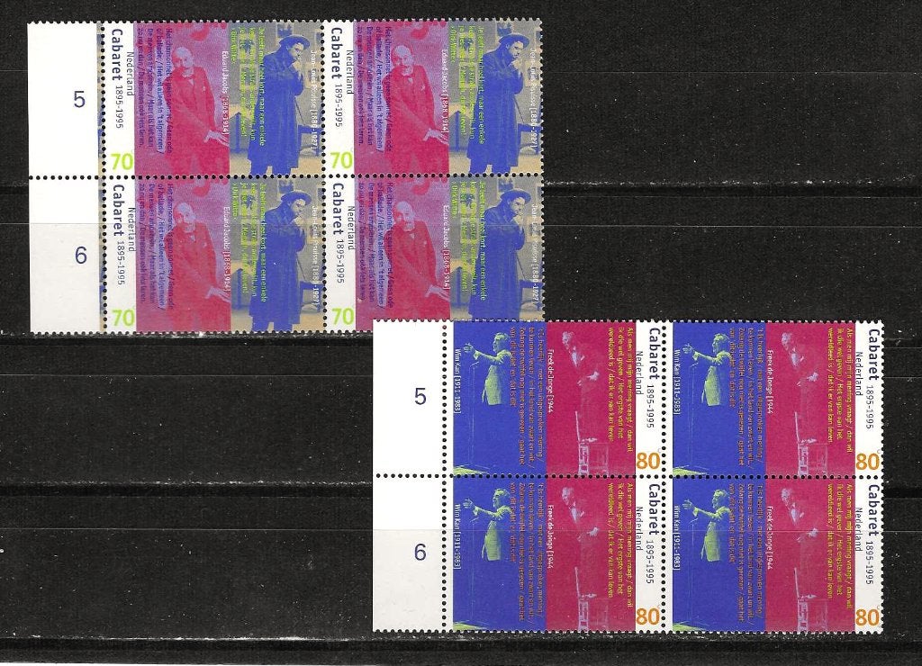 Nl 1656-1657 postfris blok van 4, Postzegels en Munten, Ophalen of Verzenden, Na 1940, Postfris