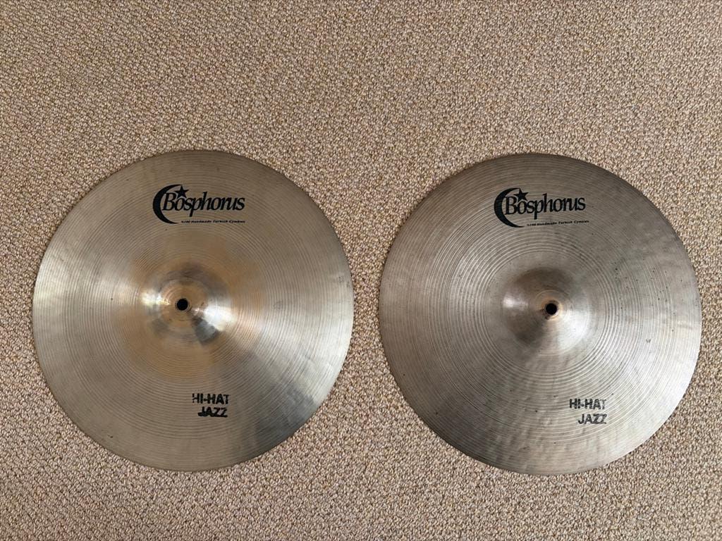 Bosphorus Hi-Hat Jazz 14 inch bekkens, Muziek en Instrumenten, Drumstellen en Slagwerk, Ophalen of Verzenden, Gebruikt, Overige merken