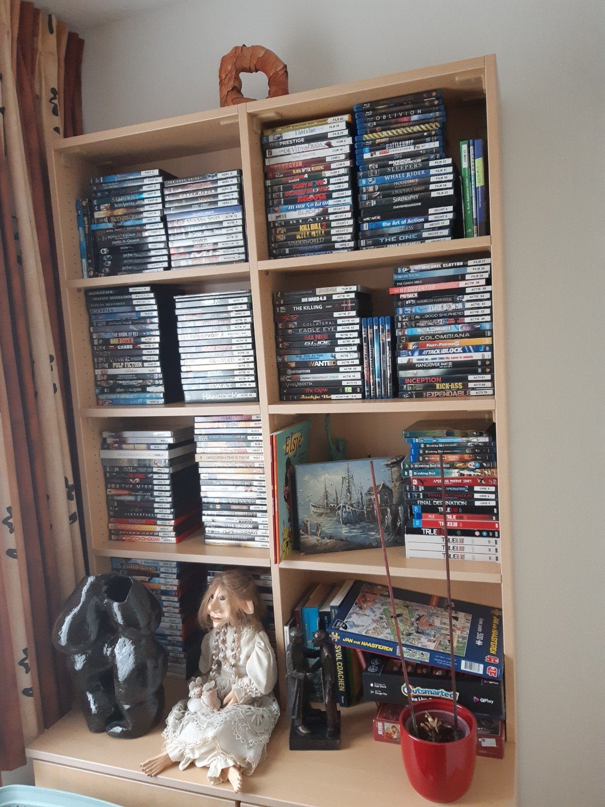 230 Blu-ray's/DVD's in 1 koop. Alleen ophalen!, Ophalen, Gebruikt