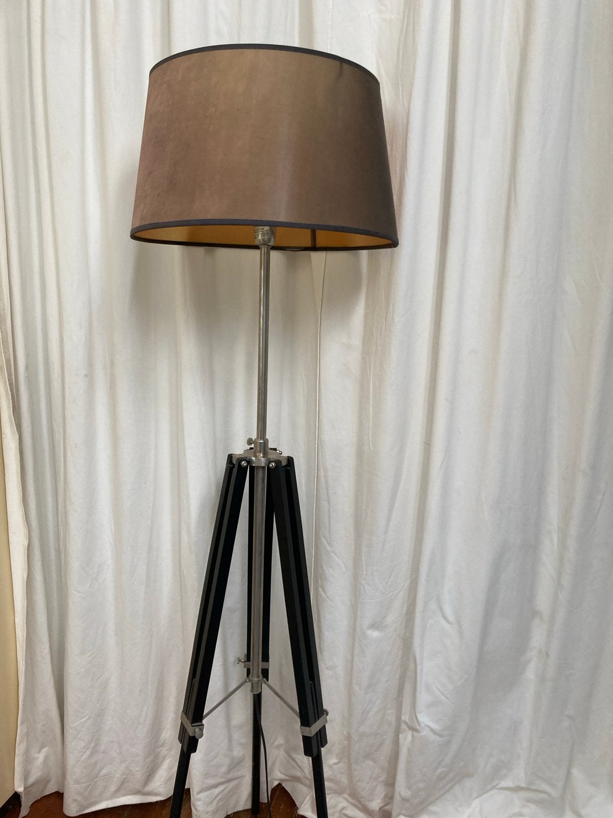 Vloerlamp drie poot  statief Onderstel, Ophalen, Gebruikt, E27 (groot), 150 tot 200 cm