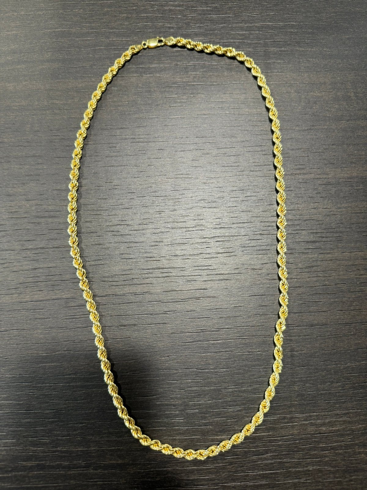 Gouden rope chain ketting 14 krt.nieuw!!!, Ophalen, Zo goed als nieuw, Goud