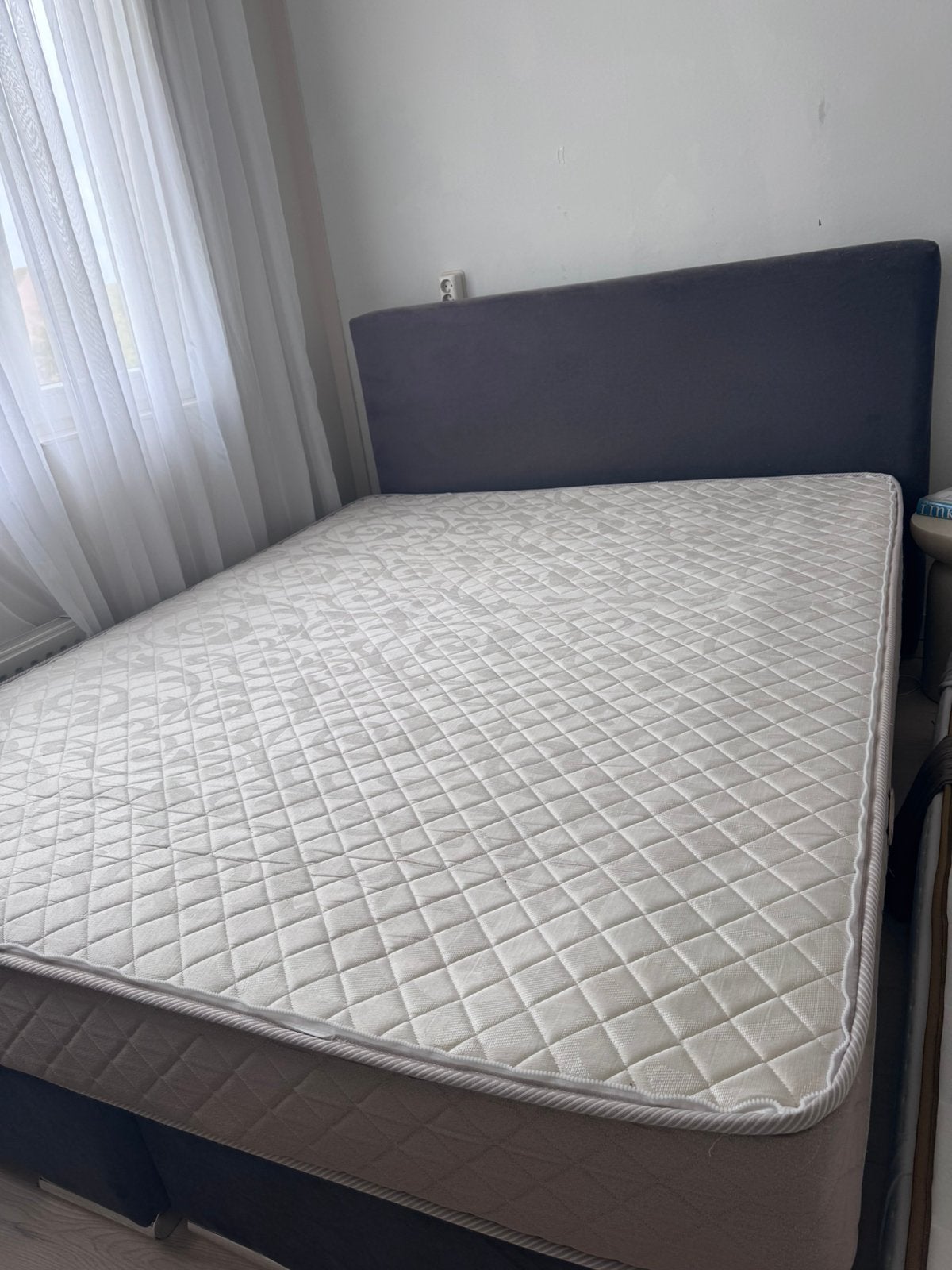 Boxspring 160x200, Ophalen, Gebruikt, Tweepersoons, 160 cm