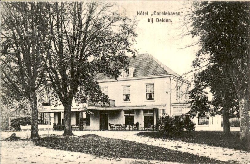 Delden - Hotel - Carelshaven, Ophalen of Verzenden, Voor 1920, Gelopen, Overijssel