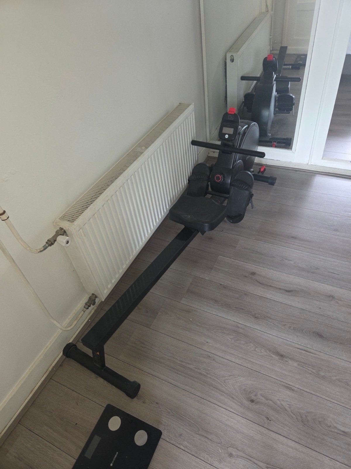 DOMYOS Roeitrainer 120 – inklapbaar en weinig gebruikt, Sport en Fitness, Fitnessapparatuur, Ophalen, Zo goed als nieuw