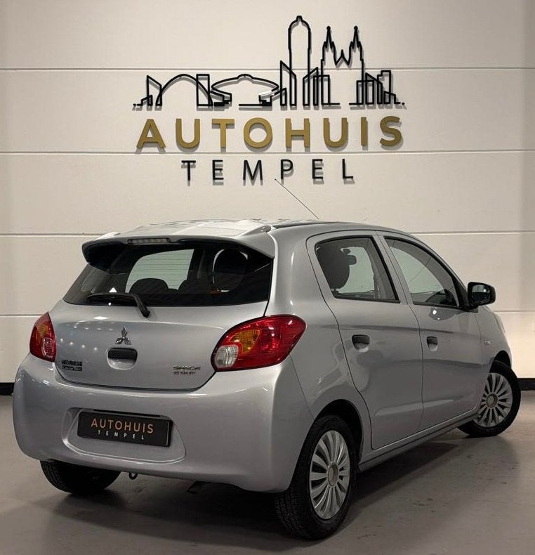 Mitsubishi Space Star 1.0 Inform Nap Airco Centrale Vergrend, Auto's, Voorwielaandrijving, Stof, Gebruikt, Zwart