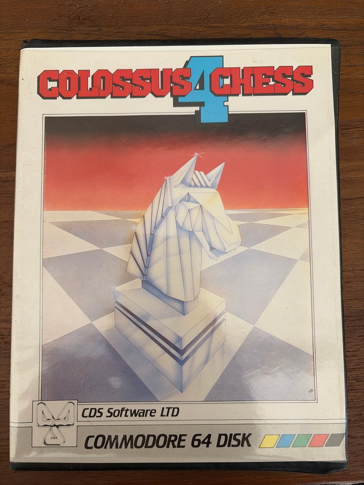 Colossus 4 Chess Commodore 64 Disk - Vintage Schaakspel, Ophalen of Verzenden, Overige merken, Gebruikt