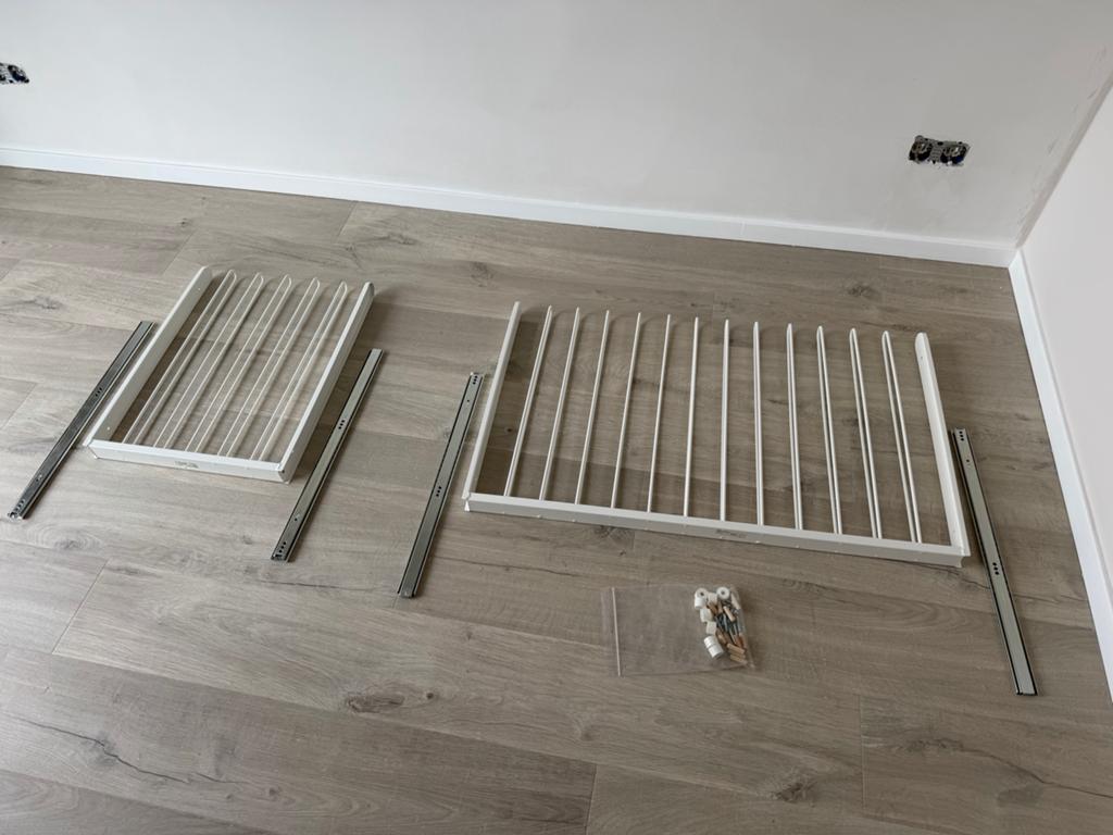 Ikea spijkerbroek rekken, Ophalen of Verzenden, Gebruikt