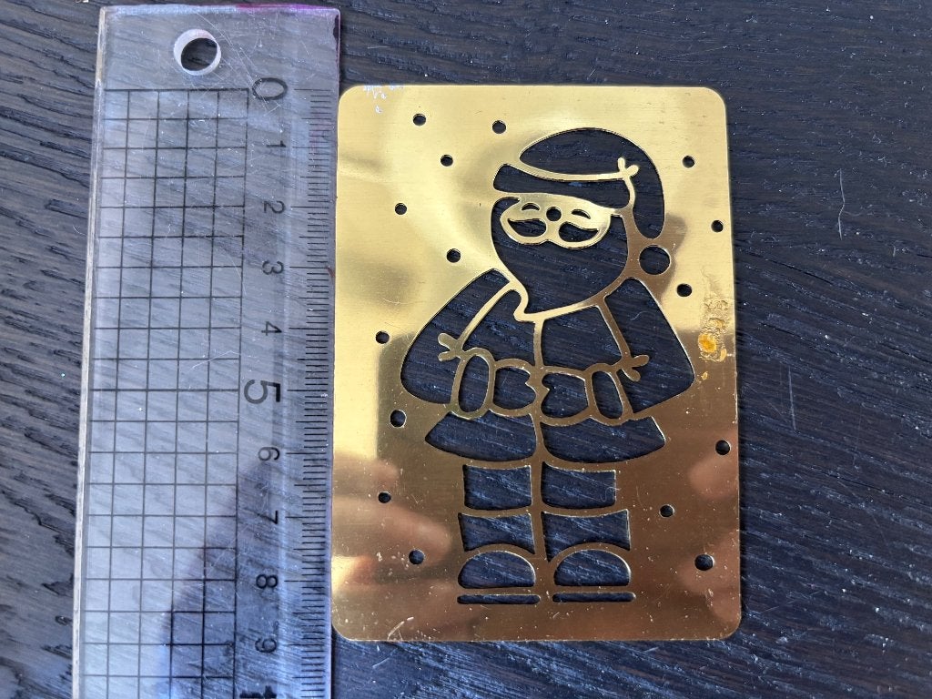 Hobby - Embossing Sjablonen - Kerst, Hobby en Vrije tijd, Metaal, Zo goed als nieuw, Overige merken, Kerstmis