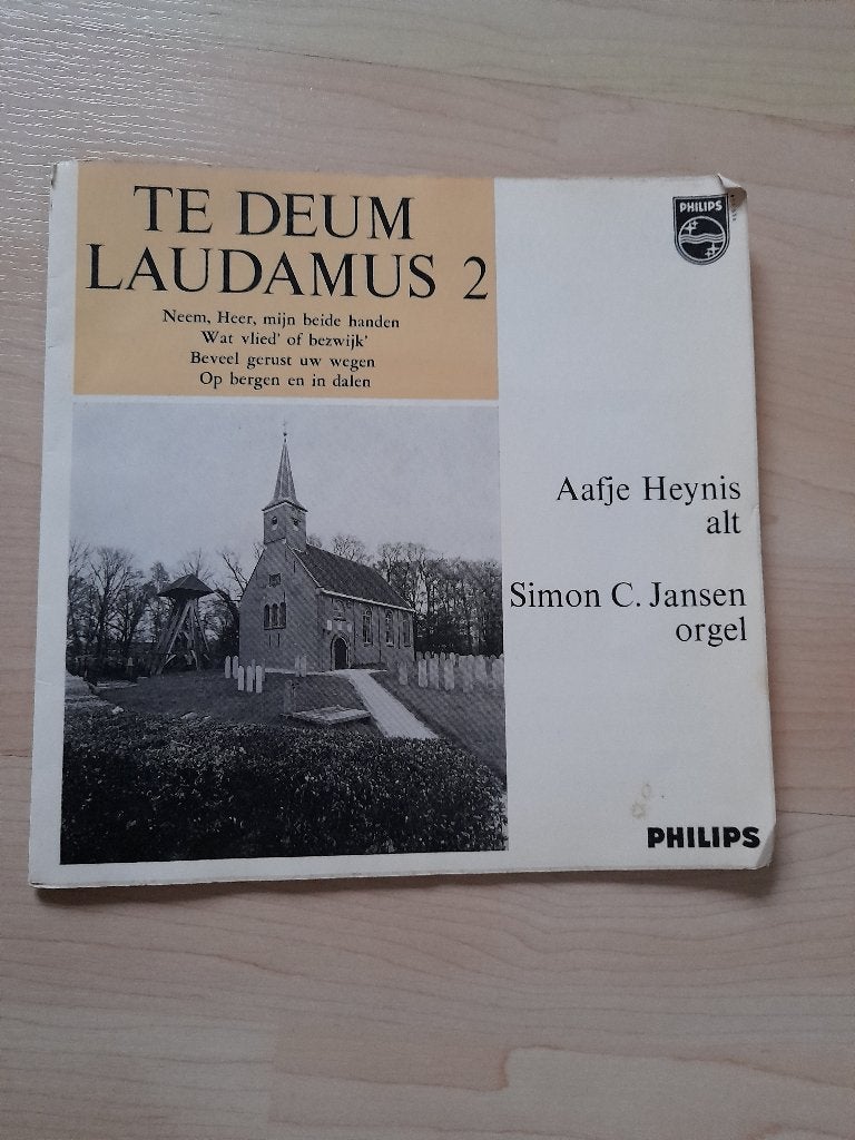 SINGLES TE DEUM LAUDAMUS 2 AAFJE HEYNIS SIMON C JANSEN, Cd's en Dvd's, Ophalen of Verzenden, Gebruikt, Overige genres