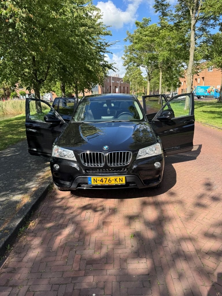 BMW X3 20I Xdrive 2012 Zwart inclusief onderhoudsboekje, Stof, 4 cilinders, Zwart, Electronic Stability Program (ESP)