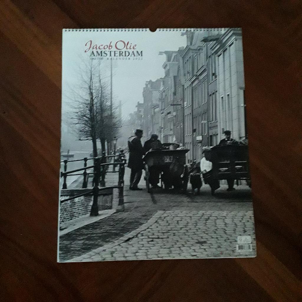 12x Jacob OLIE Amsterdam ca 1900 / kalender 2022, Gebruikt, Foto, Ophalen of Verzenden, Voor 1940
