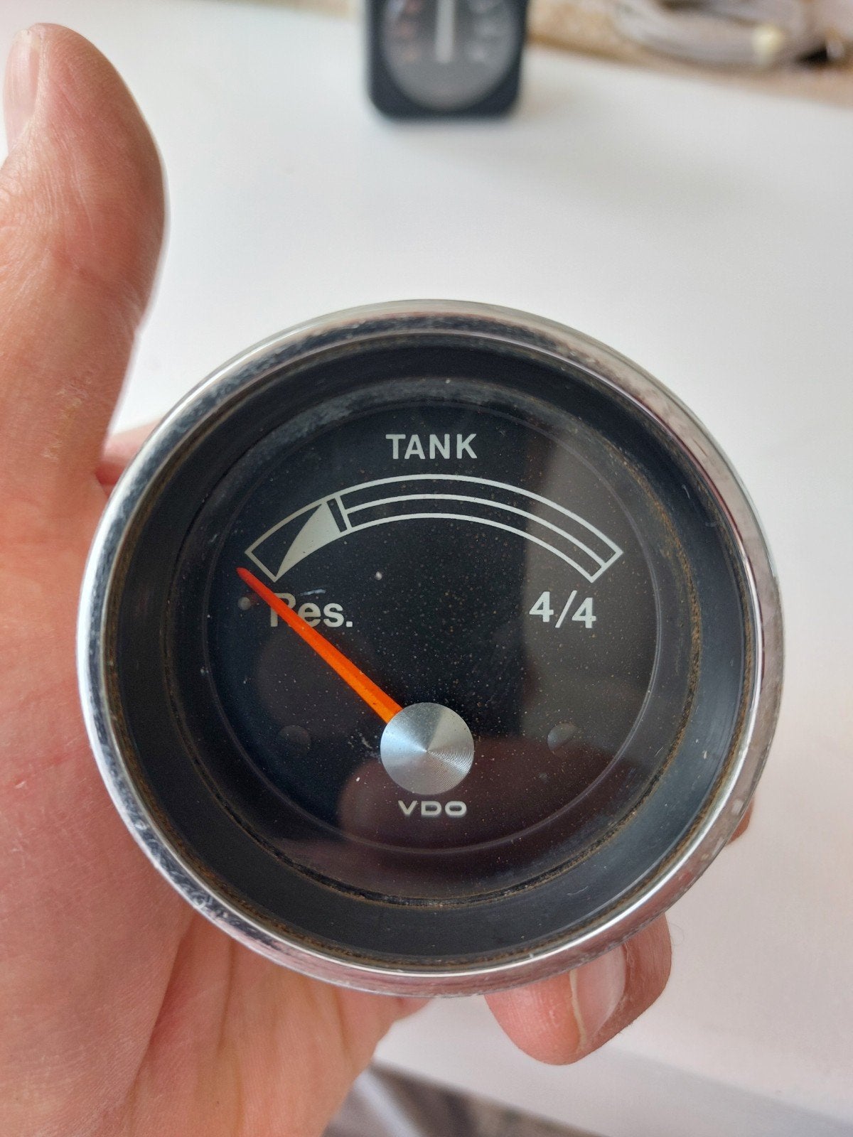 VDO Tankmeter - Brandstofmeter voor boot, Watersport en Boten, Ophalen, Gebruikt
