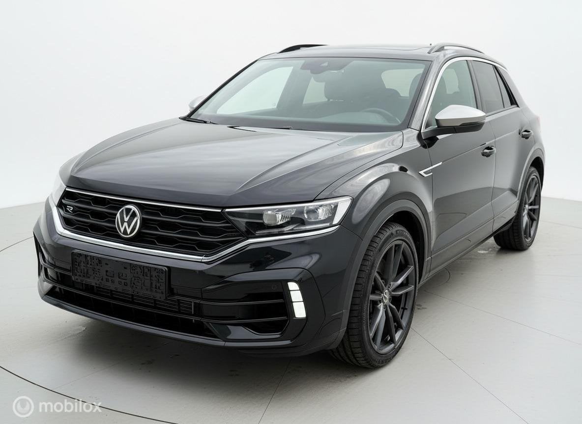 Volkswagen T-Roc 2.0 TSI 4Motion R PANO|AKRA|CARPLAY|ACC|, Auto's, Volkswagen, Gebruikt, Zwart, 4 cilinders, 1984 cc