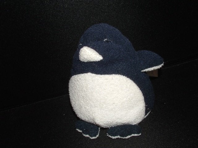 BIJENKORF PINGUIN VOGEL BADSTOF DONKERBLAUW MET WITTE, Verzenden, Nieuw, Pinguïn