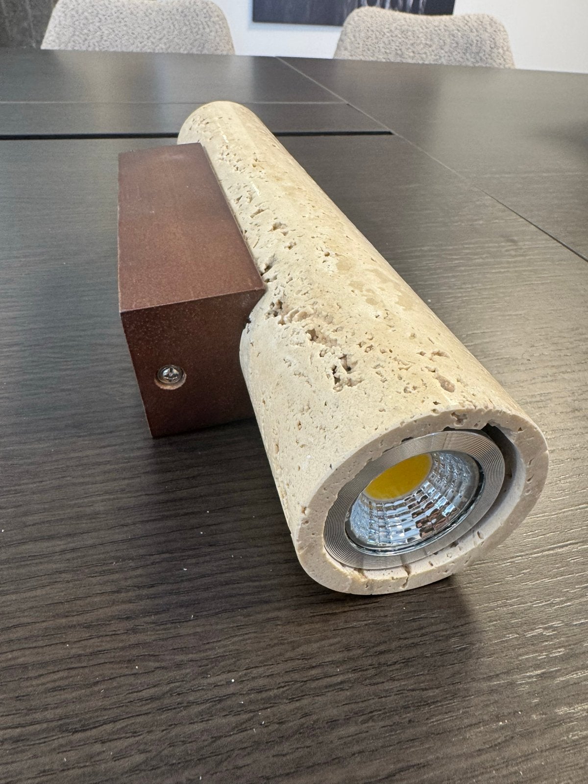16x Luxe Travertin Wandlamp 32 cm - Nieuwprijs 1600, Huis en Inrichting, Beige, Nieuw, Ophalen of Verzenden, Modern