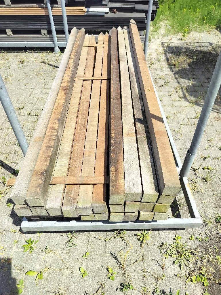 Palen met punt, Ophalen, Palen, Nieuw, Hardhout