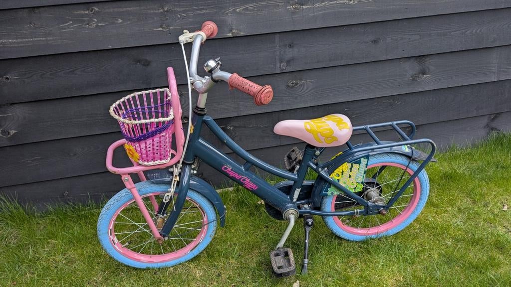 Kinderfiets 16 inch met mandje - Chupa Chups, Ophalen, Gebruikt, 16 tot 20 inch, Chupa Chups