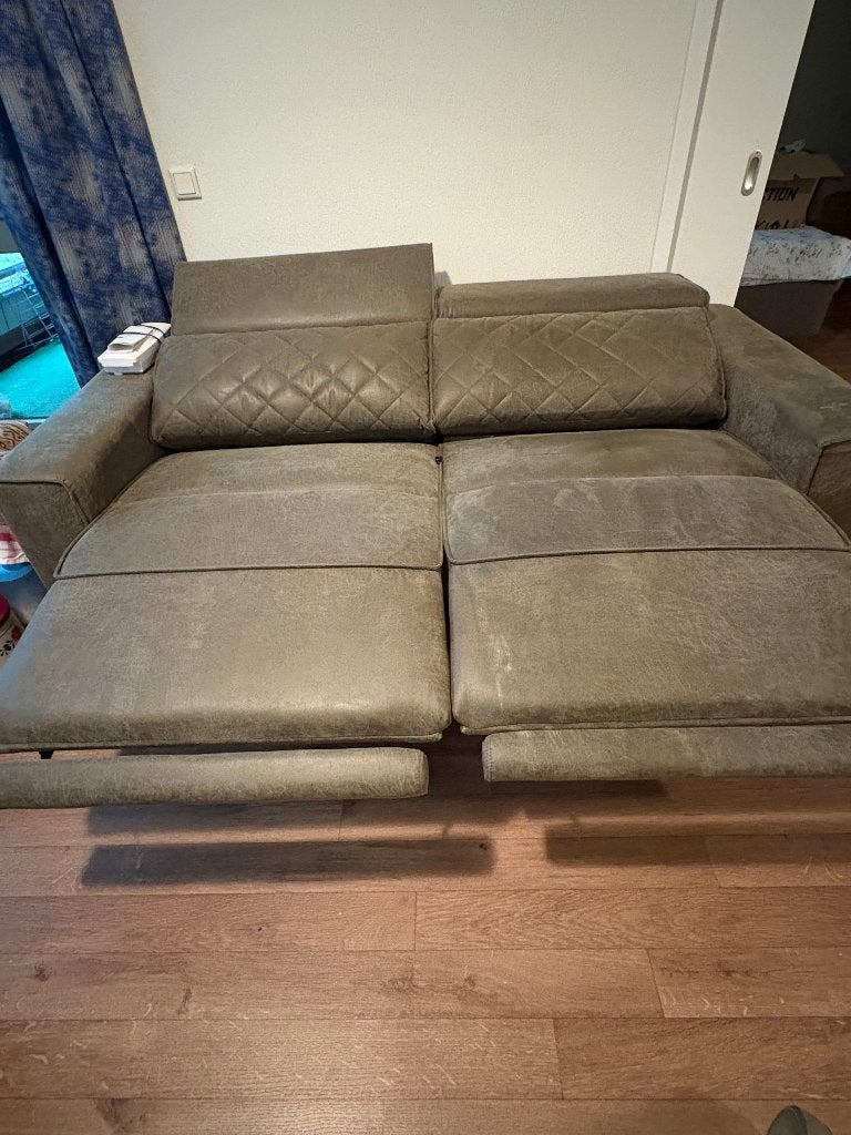 Bankstel, Huis en Inrichting, Ophalen, Tweepersoons, 75 tot 100 cm, Zo goed als nieuw
