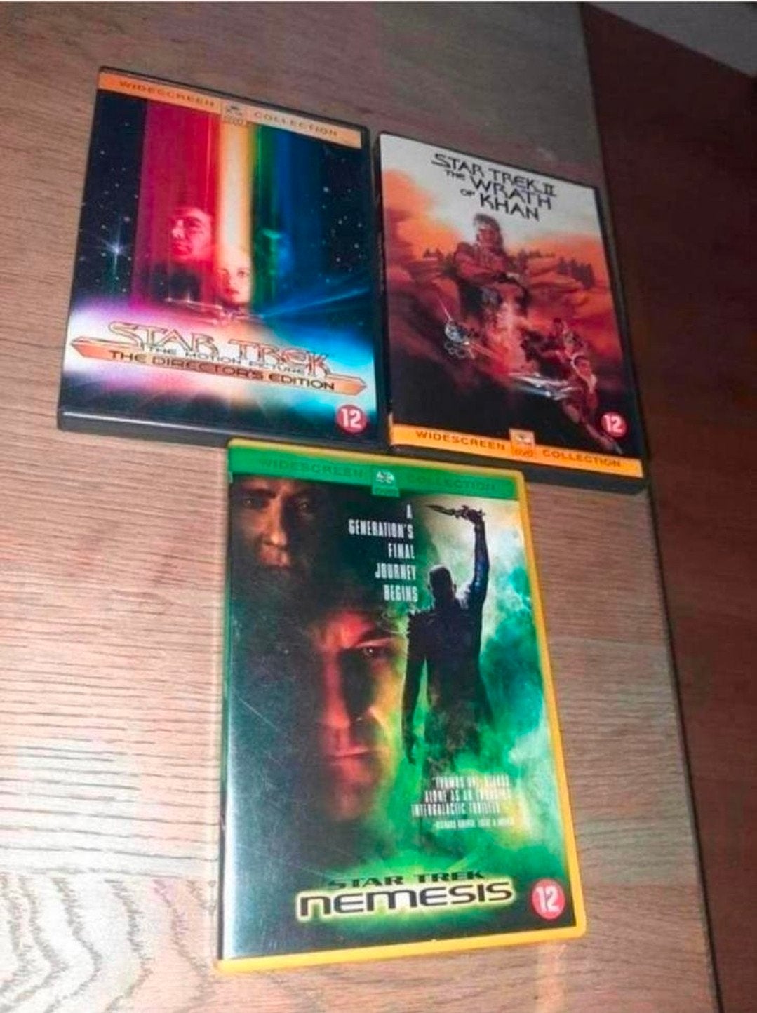 Star Trek Motion Picture, Wrath of Khan, Nemesis dvd's., Vanaf 12 jaar, Ophalen of Verzenden, Zo goed als nieuw, Science Fiction