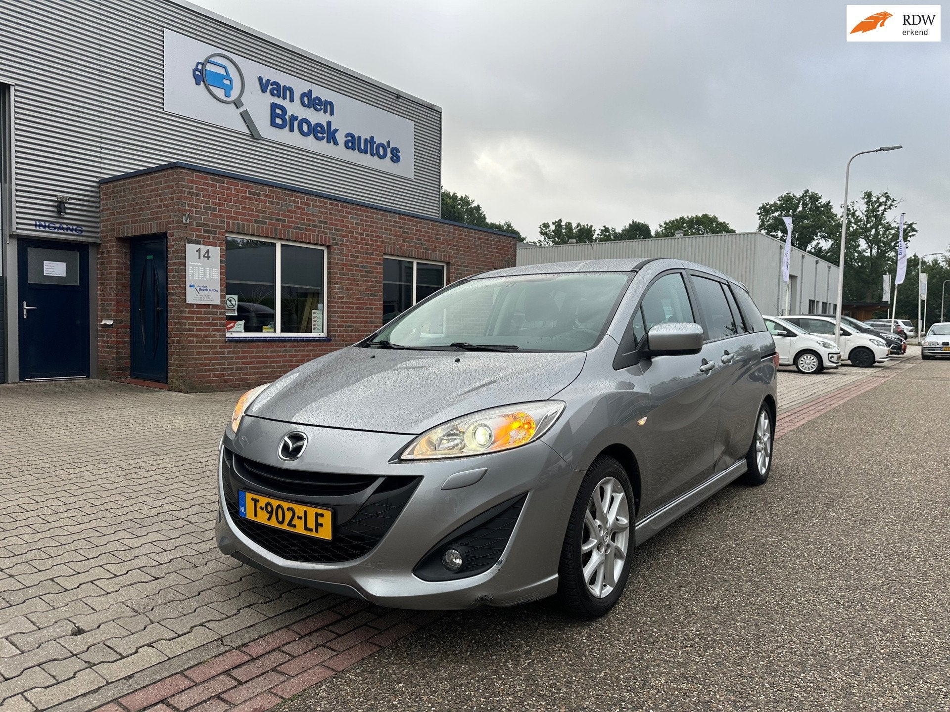 Mazda 5 2.0 TS+Leer/PDC/Trekhaak/VOL OPTIE'S, Auto's, Mazda, Gebruikt, Zwart, 4 cilinders, 150 pk