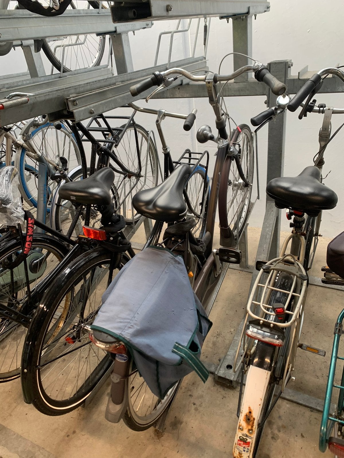 Fiets - opknappertje, Ophalen, Schijfrem