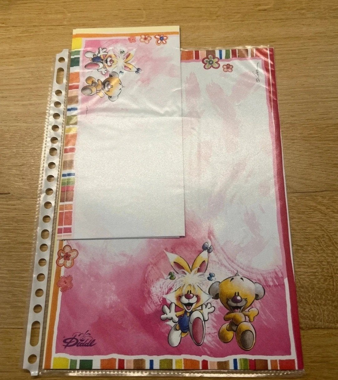 diddl briefpapier, Verzenden, Mimihopps, Zo goed als nieuw, Papier, Kaart of Schrift