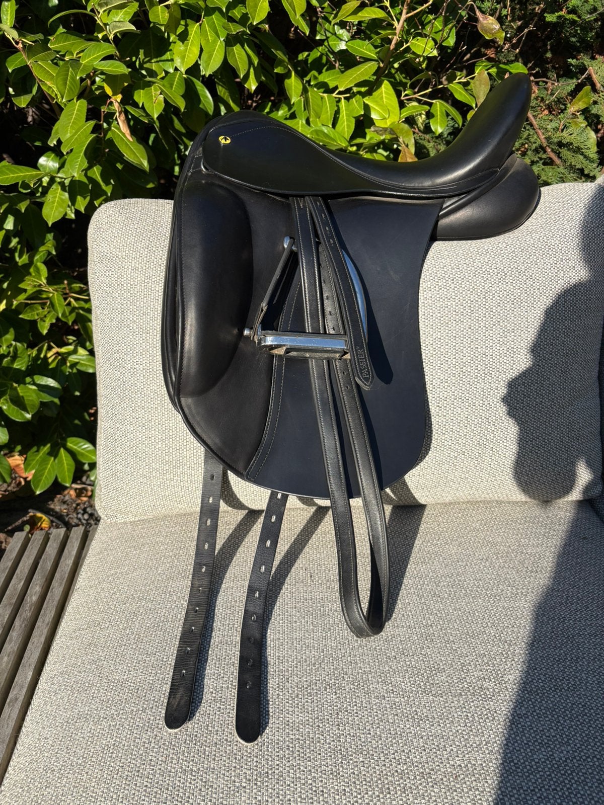 Zgan Anatomica octant zadel 17 inch - 3 mnd oud, Ophalen, Zo goed als nieuw, Dressuur