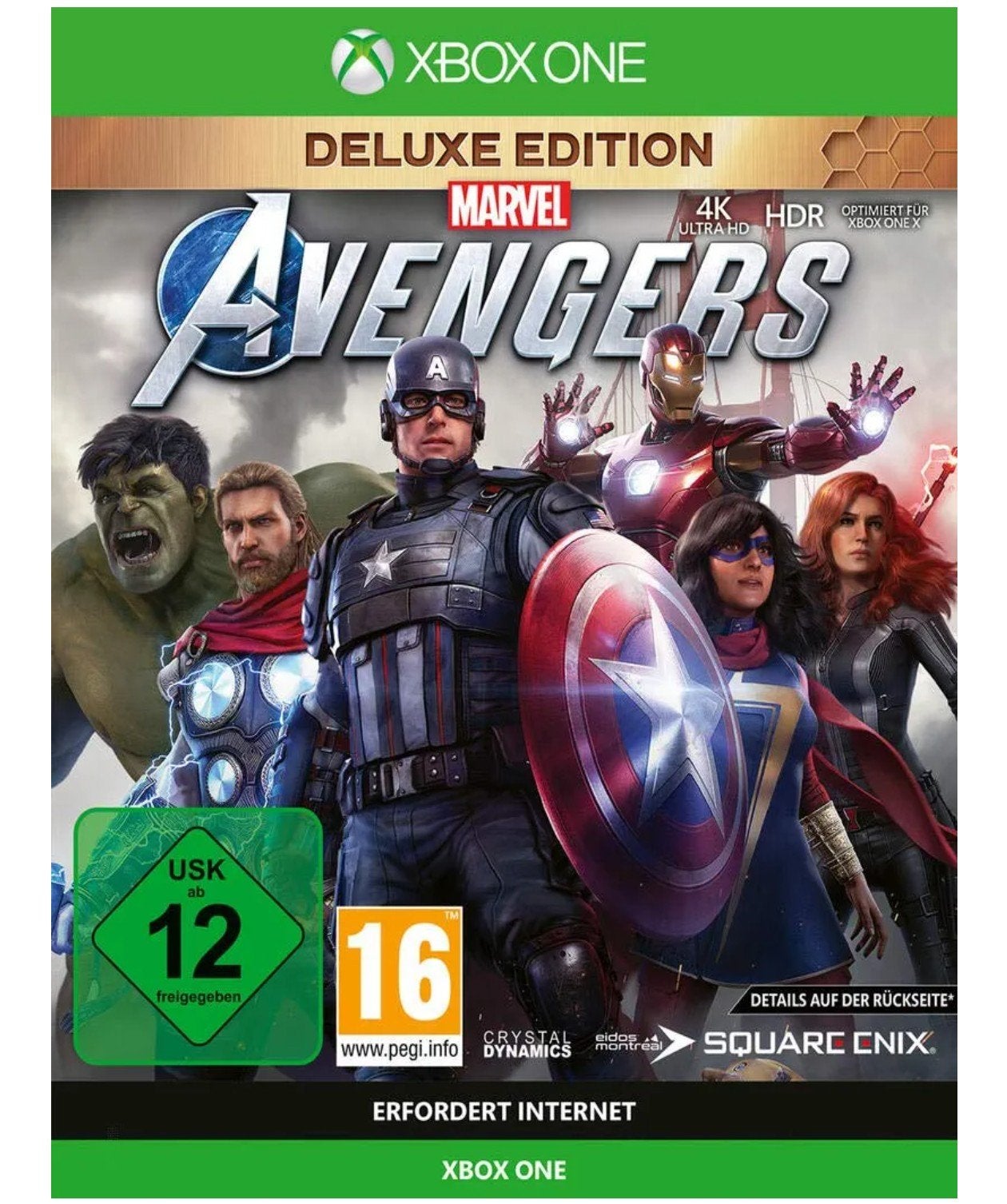Marvel's Avengers Deluxe Edition - Xbox One, Avontuur en Actie, Online, 1 speler, Nieuw