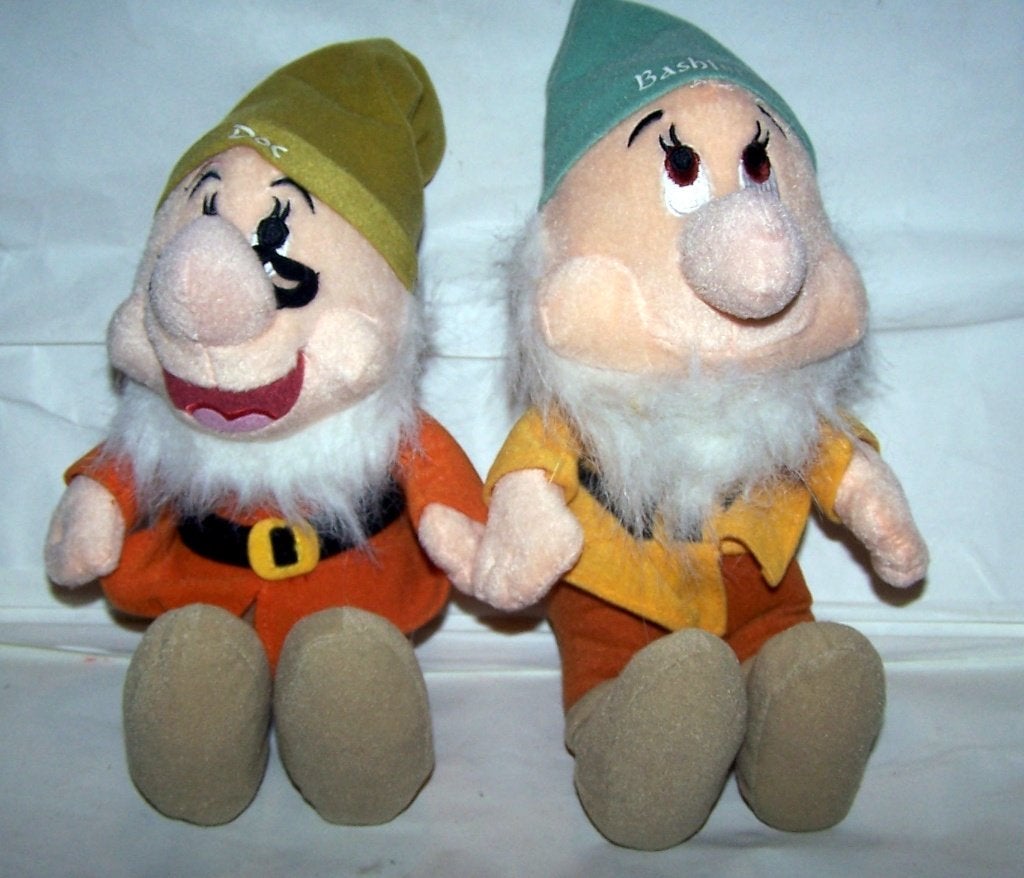 2x Vintage Disney Sneeuwwitje dwergen. Izgs., Ophalen of Verzenden, Zo goed als nieuw