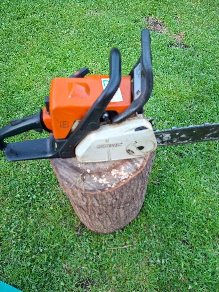 Stihl ms 018 kettingzaag . 160 euro, Stihl, Gebruikt, 70 mm of meer, Kettingzaag