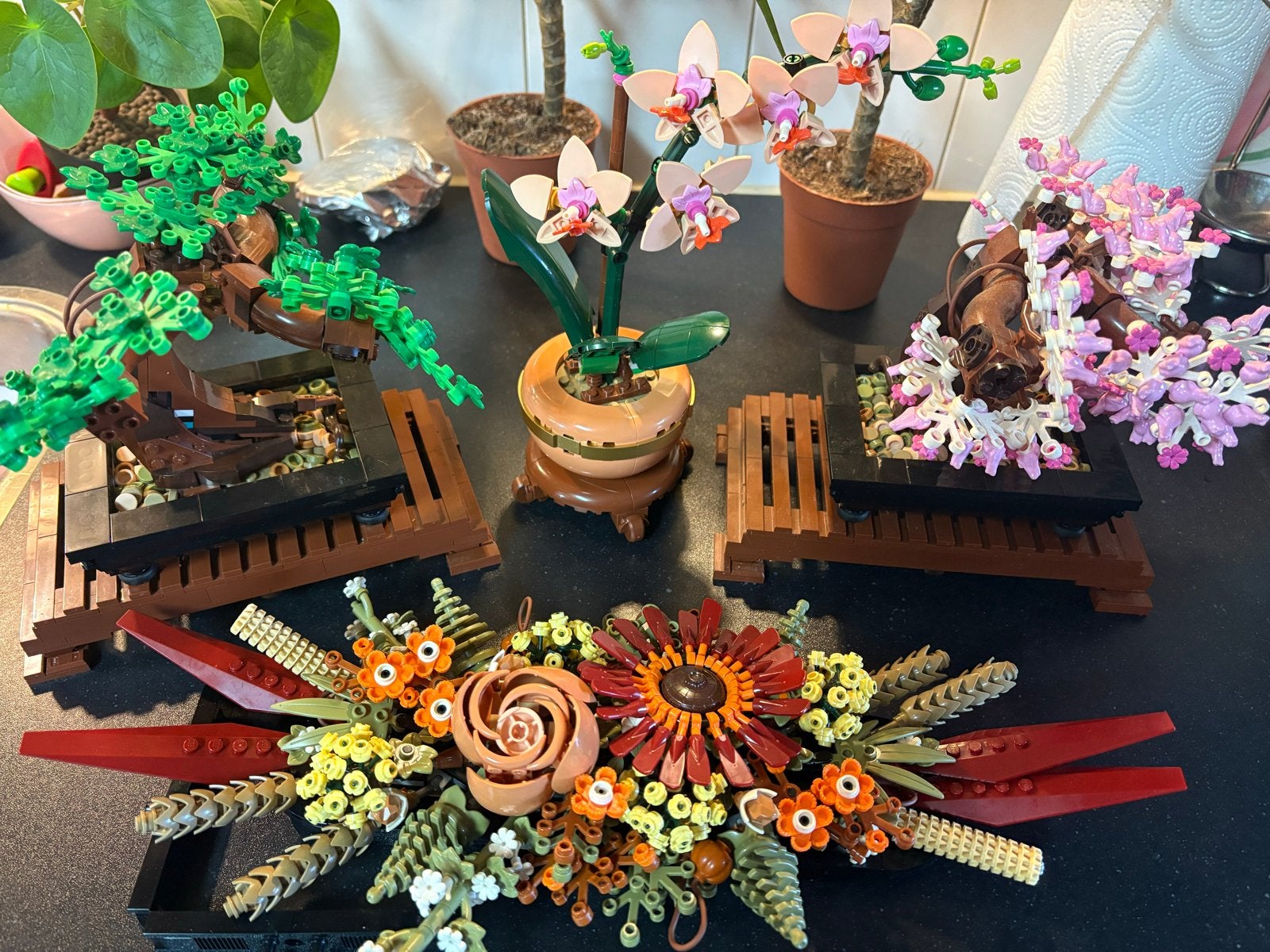 Lego Botanische Collectie - Bonsai, Orchidee, Bloemen, Ophalen, Zo goed als nieuw, Overige merken