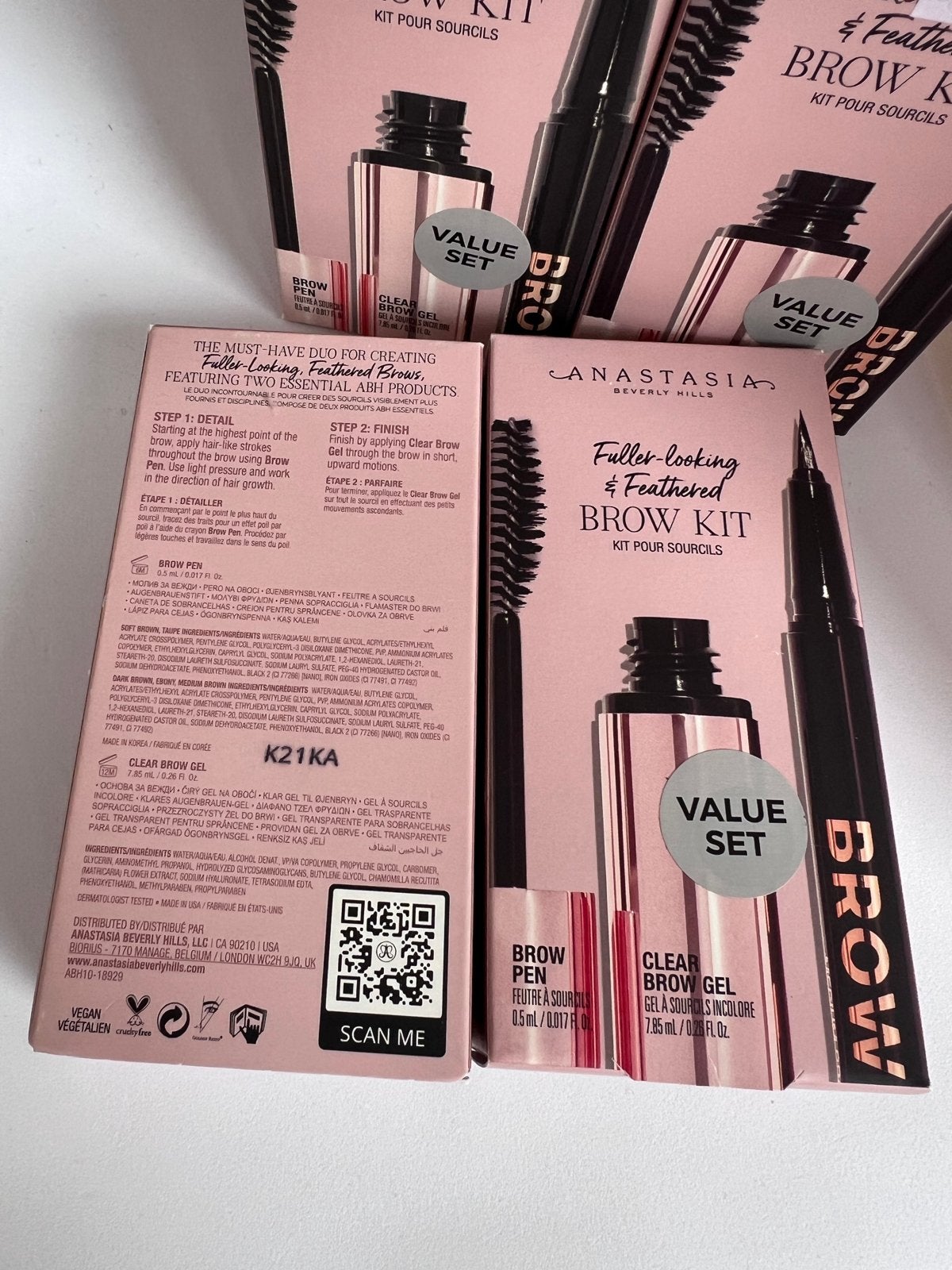 Anastasia Beverly Hills Brow Kit - Medium Brown, Ogen, Bruin, Verzenden, Nieuw