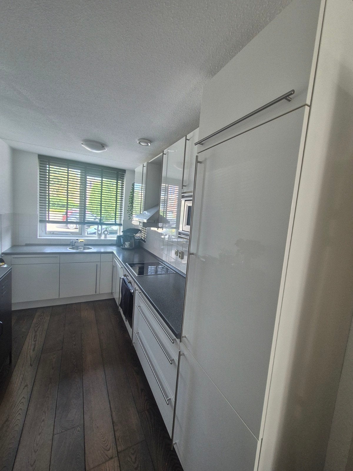 witte keuken, Huis en Inrichting, Ophalen, Gebruikt, Wit, Hoekkeuken