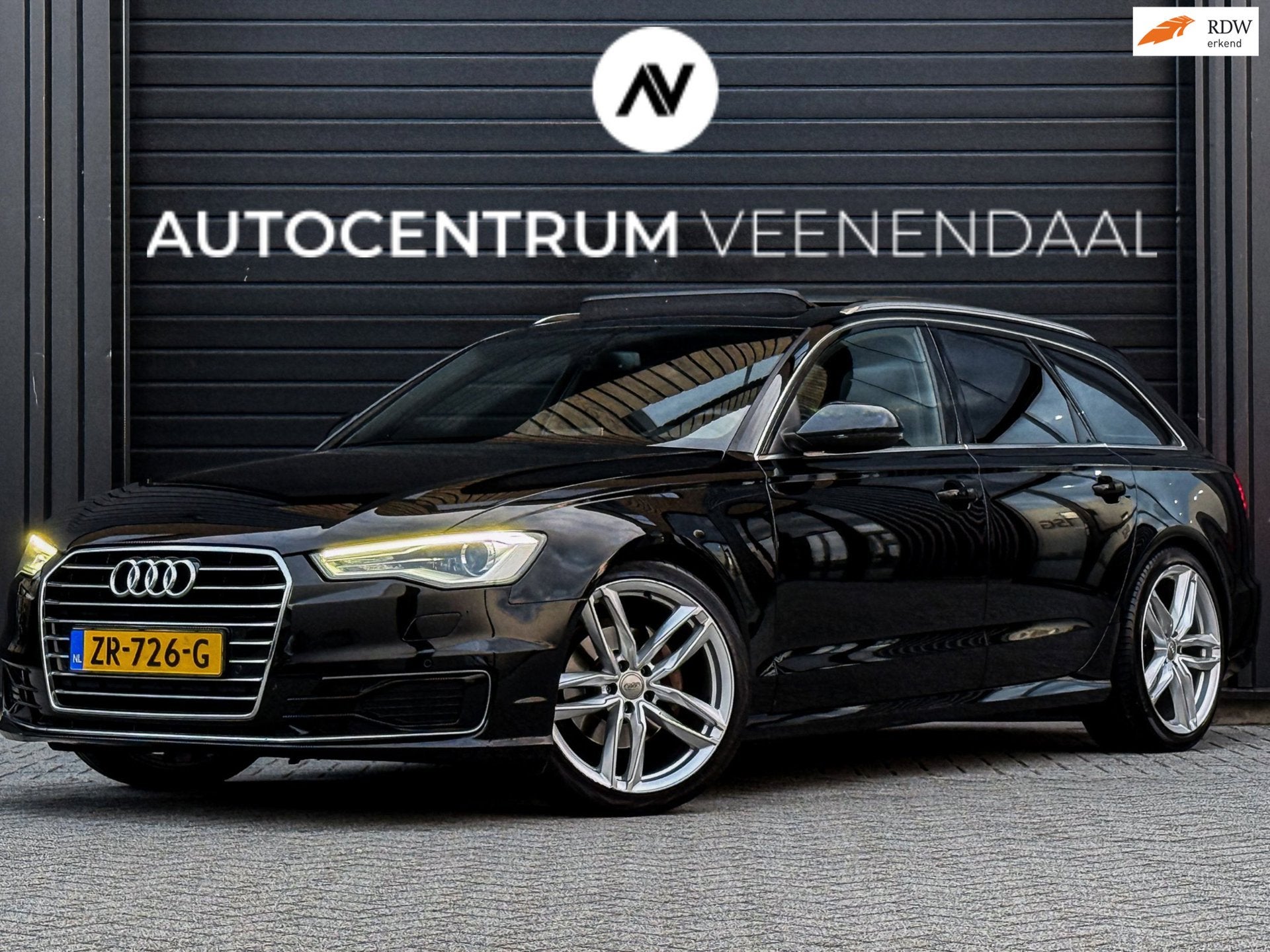Audi A6 Avant 1.8 TFSI Premium Edition AUT 190 PK PANO/CAMER, Dealer onderhouden, Stof, Automatische klimaatregeling, Zwart