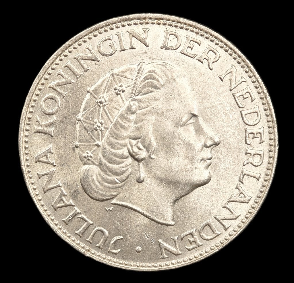 1966 Rijksdaalder Juliana FDC, Koningin Juliana, Verzenden, Zilver, Losse munt