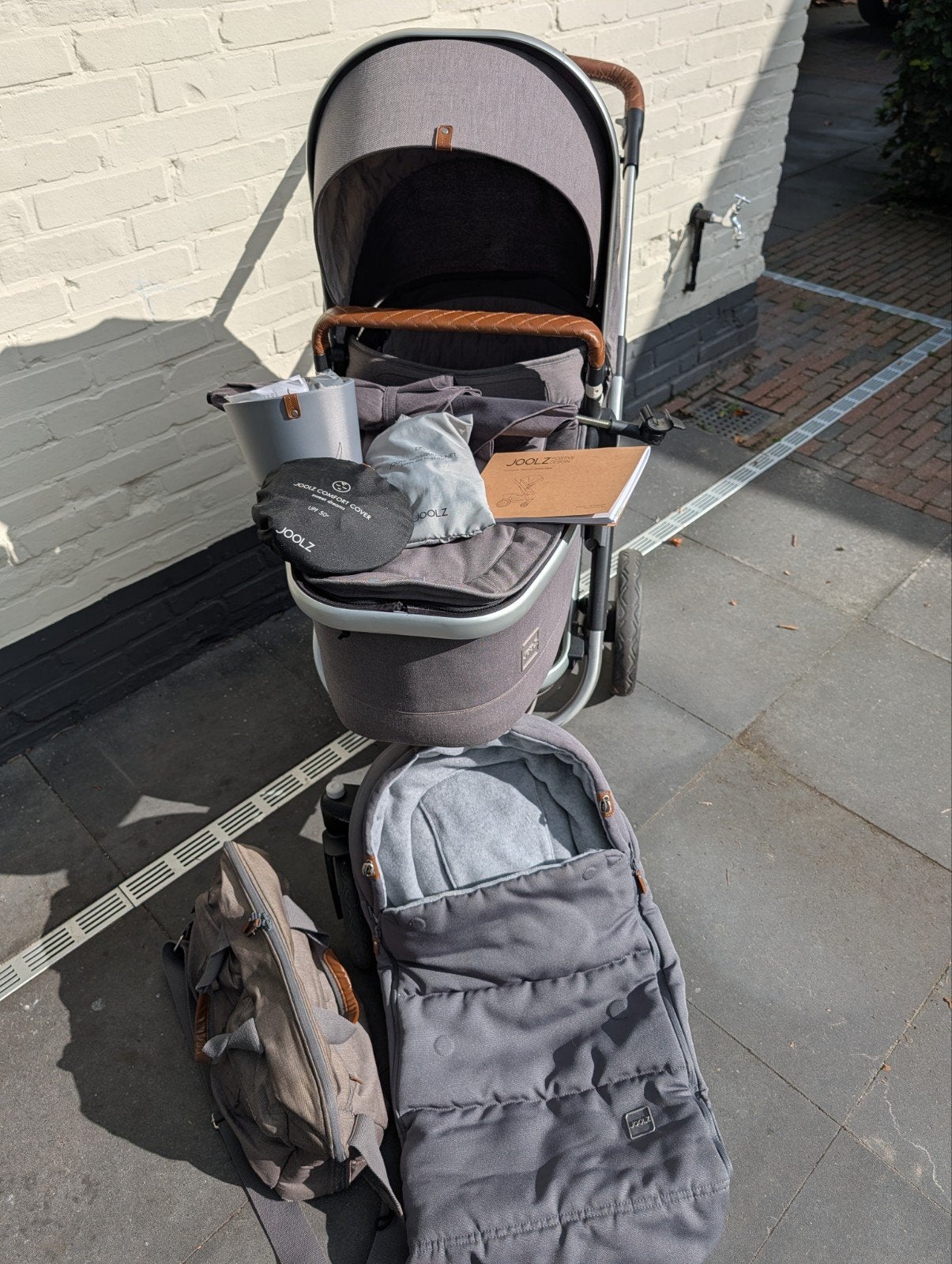 Compleet! Joolz Geo kinderwagen en buggy, Zo goed als nieuw, Combiwagen, Met reiswieg, Ophalen