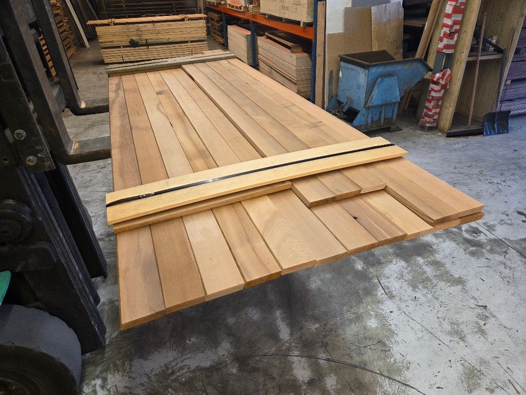 3.7 m² Red Cedar Rhombus profiel - nr: HP221, Ophalen, Nieuw, 180 tot 250 cm, Planken
