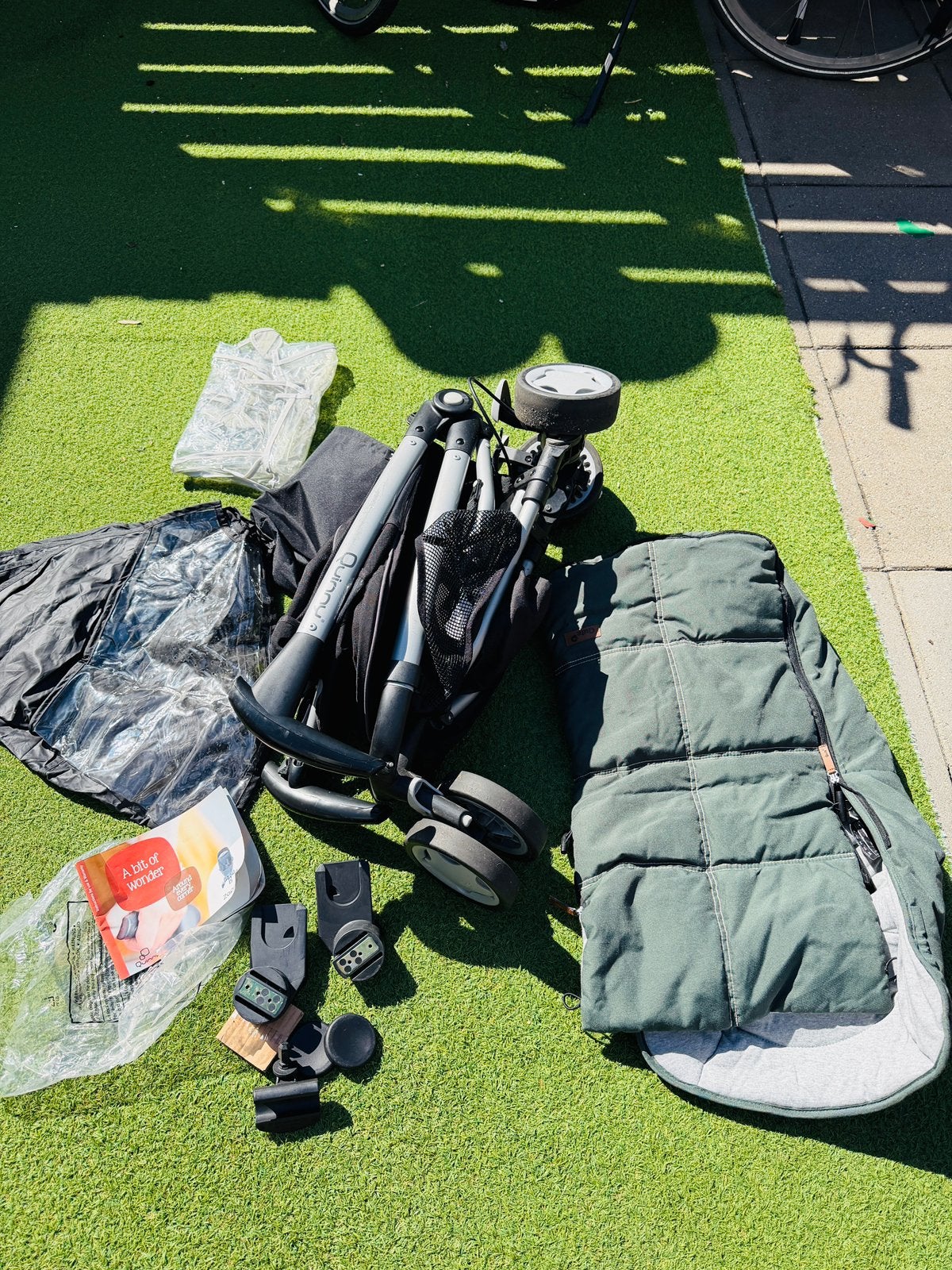 Quinny zapp, regenhoes, voetenzak , Maxi Cosi adapters., Ophalen, Zo goed als nieuw, Quinny