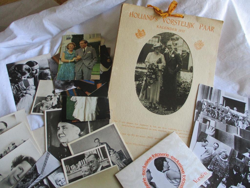 Koninklijk huis, vroeger, Verzamelen, Koninklijk Huis en Royalty, Ophalen of Verzenden, Gebruikt, Nederland, Kaart, Foto of Prent